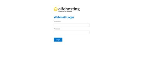 alfahosting webmail passwort vergessen